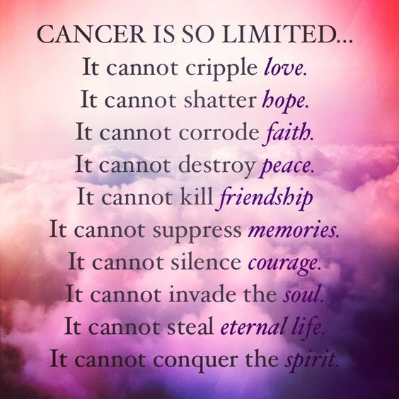 cancer cannot quote